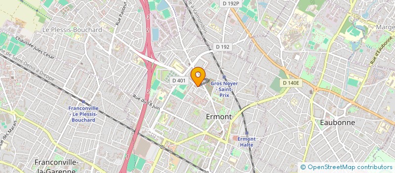 localisation de l'entreprise MADAME LINA BOU GHAZALE à ERMONT