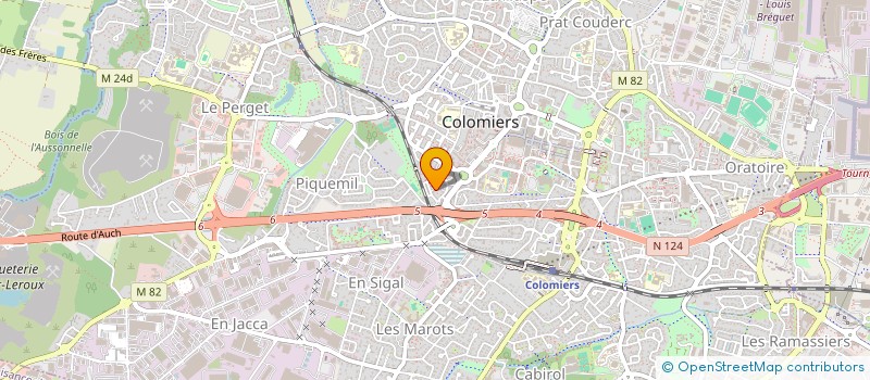 localisation de l'entreprise MADAME LINA BOUAOUICHE à COLOMIERS