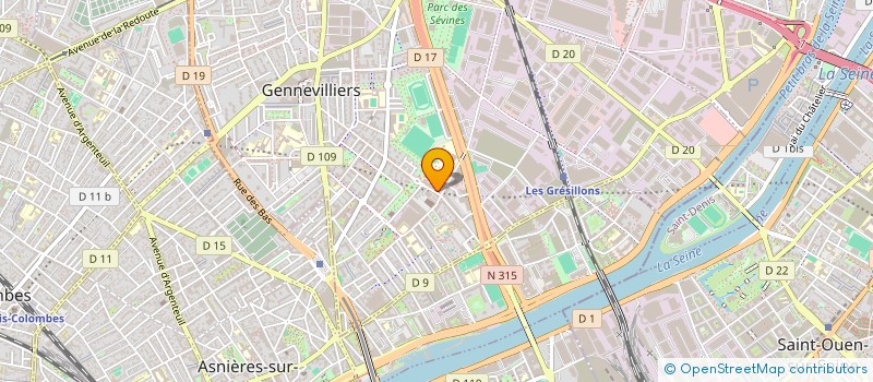 localisation de l'entreprise MADAME LINA BOUASSIDA à GENNEVILLIERS