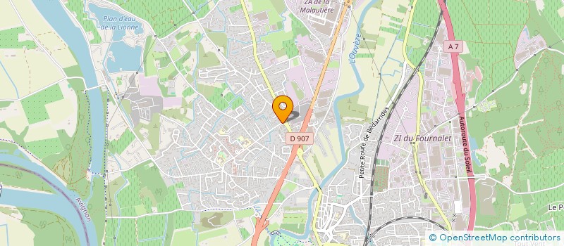 localisation de l'entreprise MADAME LINA BOUGUESSA  SORGUES