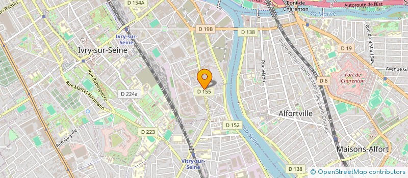 localisation de l'entreprise MADAME LINA BOURINY à VITRY-SUR-SEINE