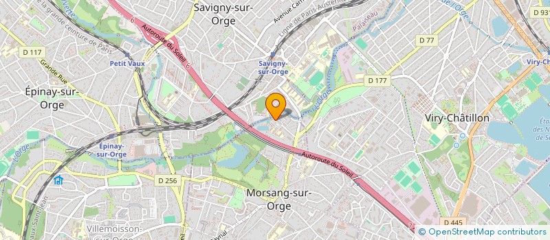 localisation de l'entreprise MADAME LINA BOUZERAA  MORSANG-SUR-ORGE