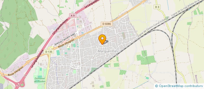 localisation de l'entreprise MADAME LINA CASSINI  MARGUERITTES