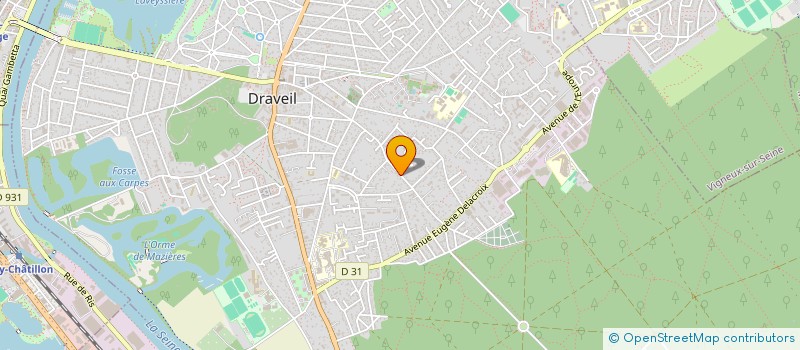 localisation de l'entreprise MADAME LINA CAVIGNAC à DRAVEIL