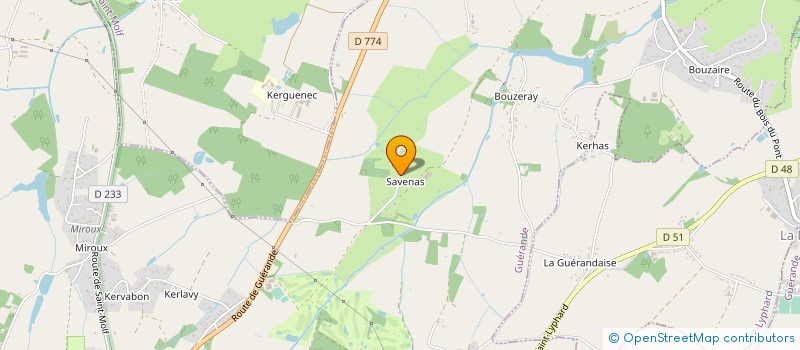 localisation de l'entreprise MADAME LINA CHAMPAGNE à GUERANDE