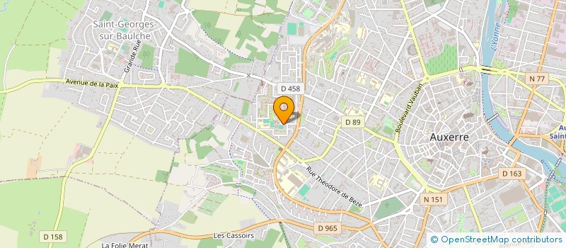 localisation de l'entreprise MADAME LINA CHANAFI à AUXERRE