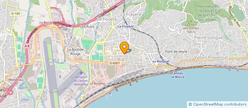 localisation de l'entreprise MADAME LINA CHARED à CANNES