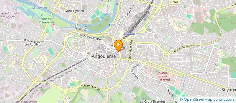 localisation de l'entreprise MADAME LINA CHIARAMI à ANGOULEME
