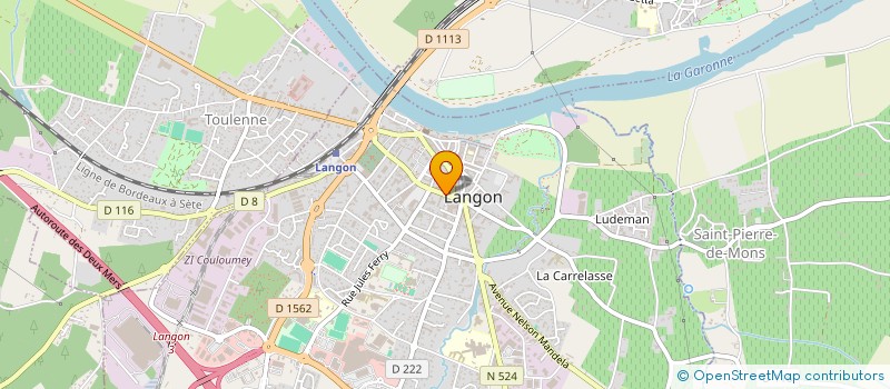 localisation de l'entreprise MADAME LINA CIMA  LANGON