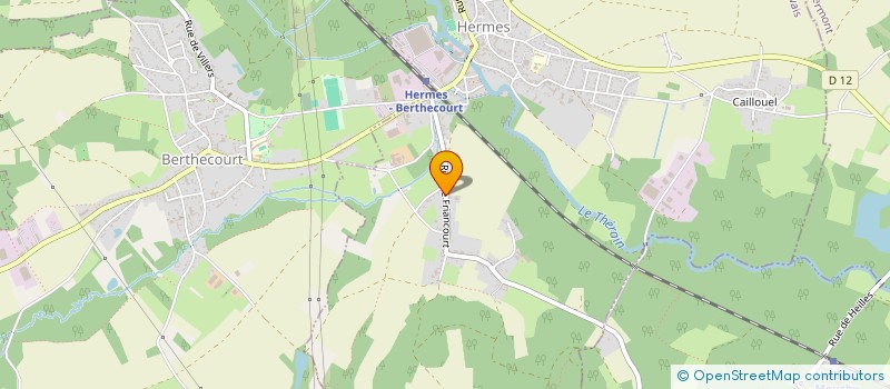 localisation de l'entreprise MADAME LINA DETRAUX  HERMES