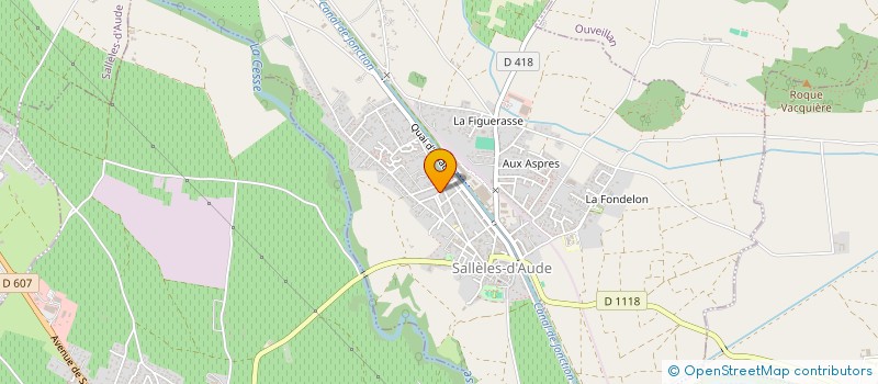 localisation de l'entreprise MADAME LINA DJELLAL  SALLELES-D'AUDE