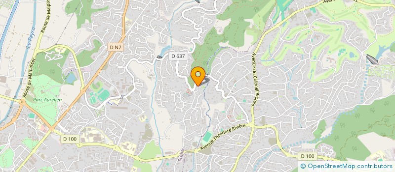 localisation de l'entreprise MADAME LINA DUPONT à FREJUS