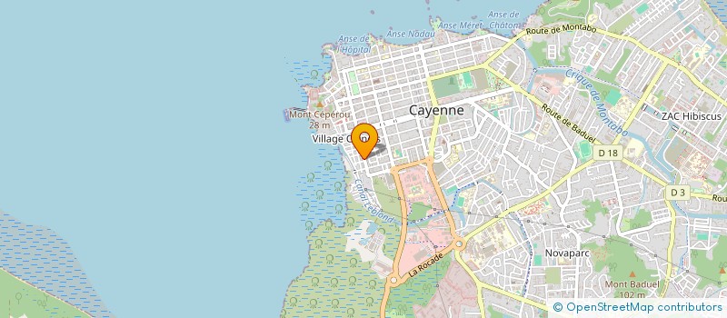 localisation de l'entreprise MADAME LINA ELASME à CAYENNE