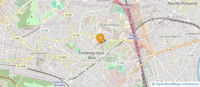 localisation de l'entreprise MADAME LINA FAHEIM à FONTENAY-SOUS-BOIS
