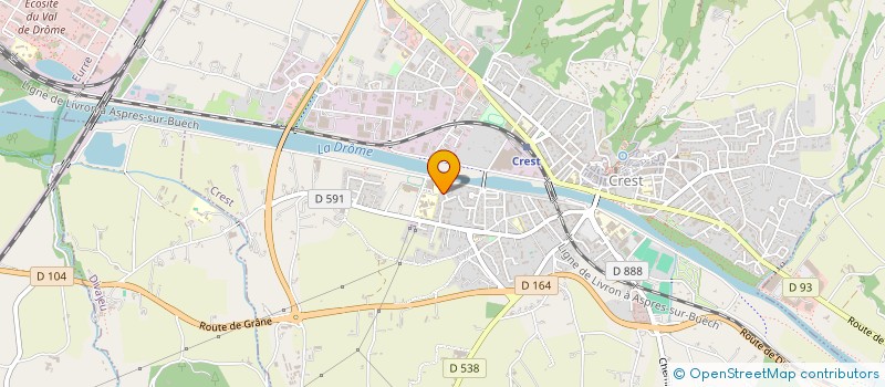 localisation de l'entreprise MADAME LINA FERROUKHI  CREST