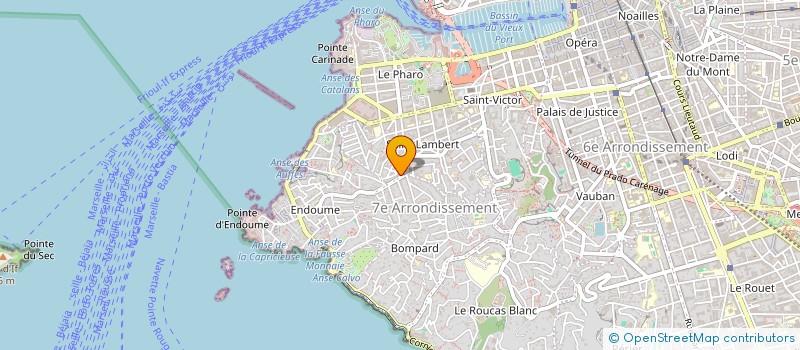 localisation de l'entreprise MADAME LINA GAILLARD à MARSEILLE