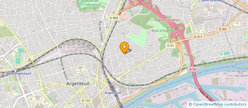 localisation de l'entreprise MADAME LINA HADDAOUI  ARGENTEUIL