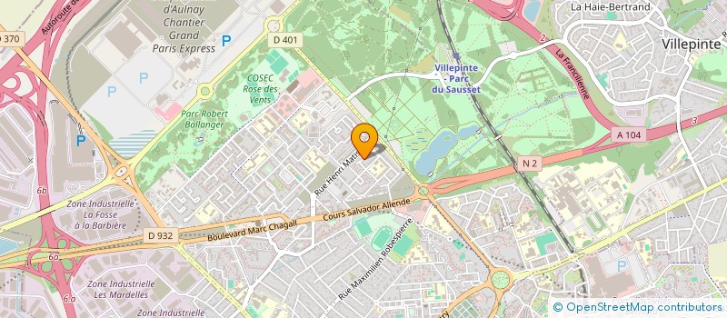 localisation de l'entreprise MADAME LINA JENEFFI  AULNAY-SOUS-BOIS
