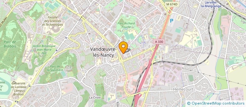 localisation de l'entreprise MADAME LINA KADDOUR  VANDUVRE-LES-NANCY