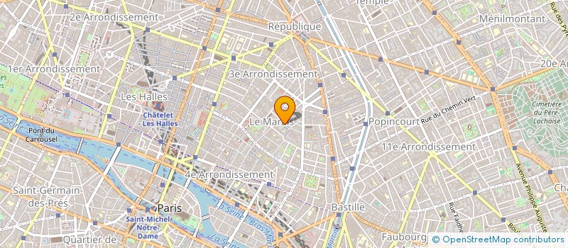 localisation de l'entreprise MADAME LINA KARAM  PARIS