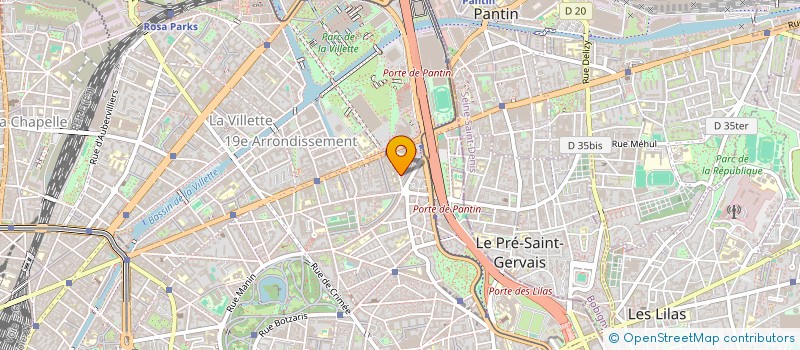 localisation de l'entreprise MADAME LINA KARAM  PARIS