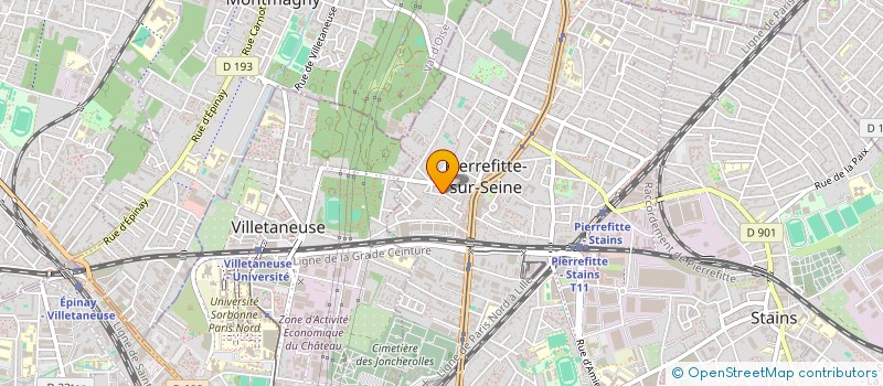 localisation de l'entreprise MADAME LINA LADJICI à PIERREFITTE-SUR-SEINE