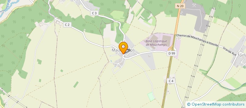 localisation de l'entreprise MADAME LINA LAGHZAOUNI  MAUCHAMPS