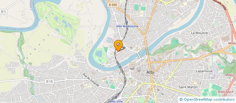 localisation de l'entreprise MADAME LINA LEONARD à ALBI