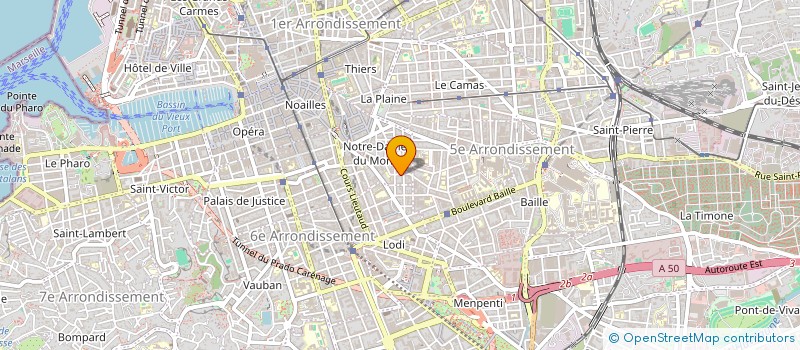 localisation de l'entreprise MADAME LINA LINA DOBRIN à MARSEILLE