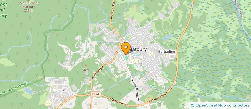 localisation de l'entreprise MADAME LINA LOUREL à MATOURY