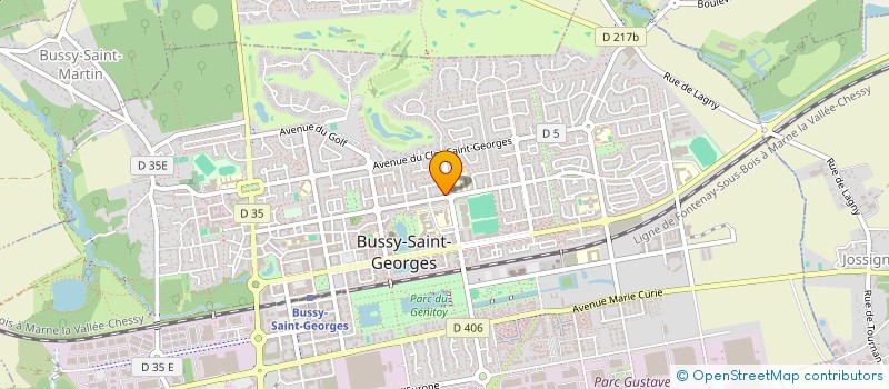 localisation de l'entreprise MADAME LINA MA  BUSSY-SAINT-GEORGES