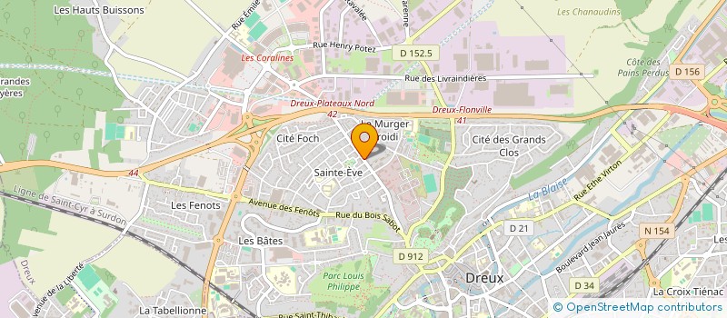 localisation de l'entreprise MADAME LINA MARIA DUARTE à DREUX