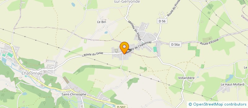 localisation de l'entreprise MADAME LINA-MARIE SAMPAIO-VARDALAS  CHATONNAY