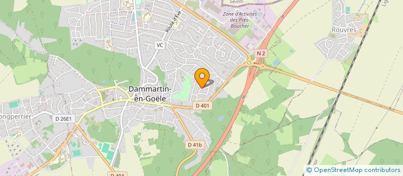 localisation de l'entreprise MADAME LINA MEBARKI  BETZ