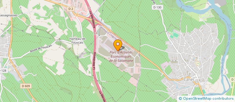 localisation de l'entreprise MADAME LINA MEGHANI  BRIGNAC