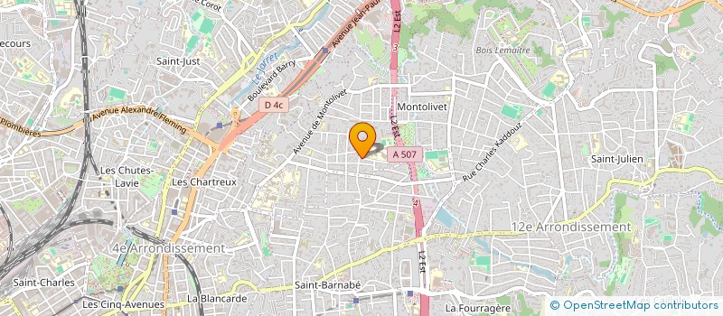 localisation de l'entreprise MADAME LINA MERZOUG à MARSEILLE