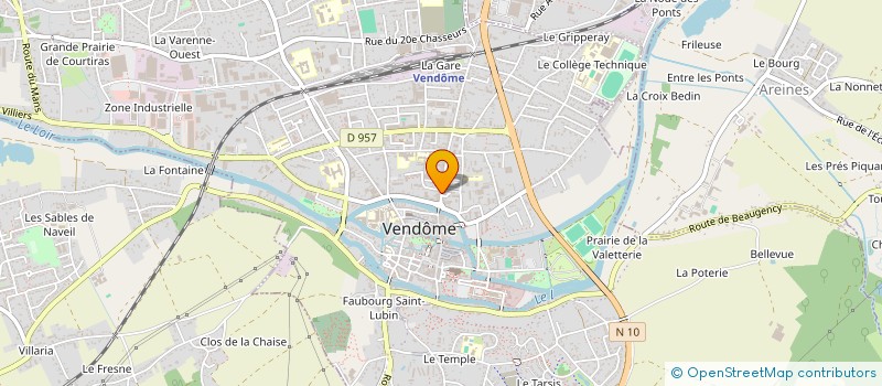 localisation de l'entreprise MADAME LINA MICHEL-ANGLAREX  VENDOME