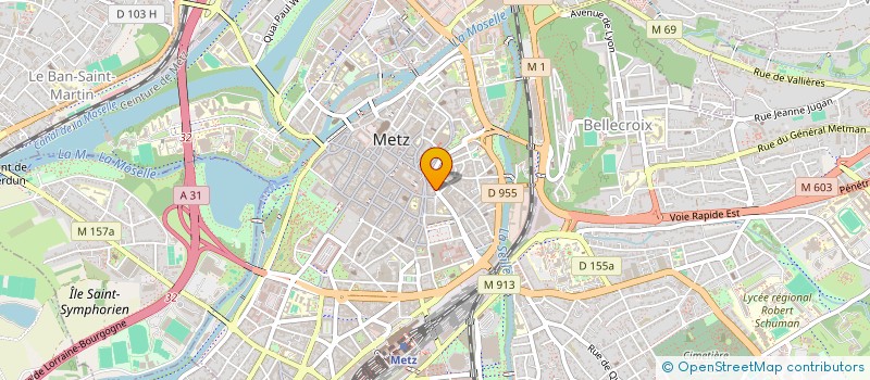 localisation de l'entreprise MADAME LINA MILLUZZO  METZ