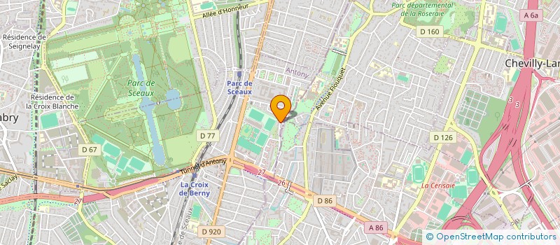 localisation de l'entreprise MADAME LINA MKADMI à ANTONY