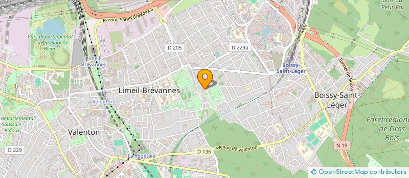 localisation de l'entreprise MADAME LINA MOULTAIN  LIMEIL-BREVANNES