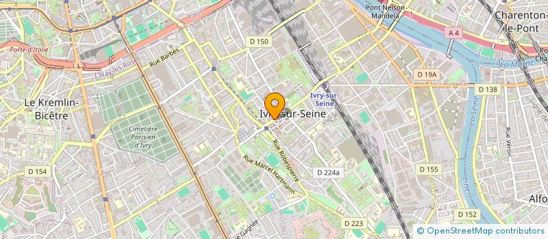 localisation de l'entreprise MADAME LINA MTAMERI  IVRY-SUR-SEINE