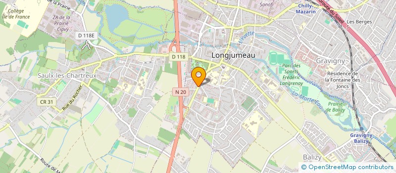 localisation de l'entreprise MADAME LINA MYRIAM LAFHAJ à LONGJUMEAU
