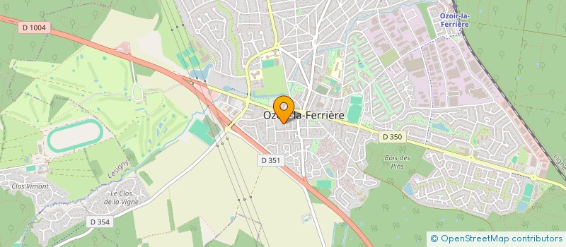 localisation de l'entreprise MADAME LINA NONGO KOCHA  OZOIR-LA-FERRIERE