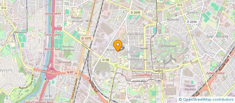 localisation de l'entreprise MADAME LINA OBAID  GRENOBLE