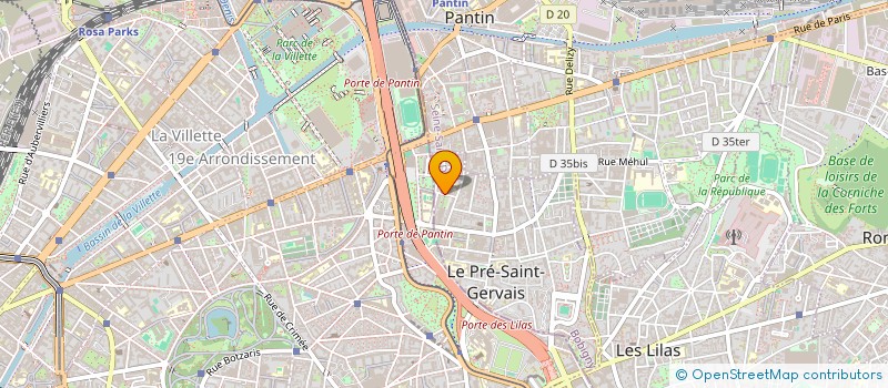 localisation de l'entreprise MADAME LINA OUFERHAT à LE PRE-SAINT-GERVAIS