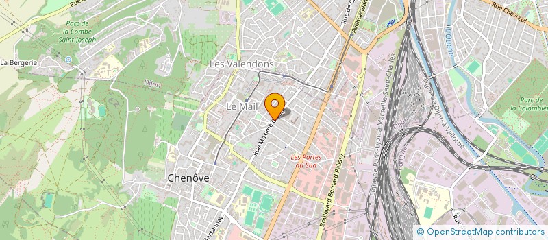 localisation de l'entreprise MADAME LINA RAHMOUNI  CHENOVE