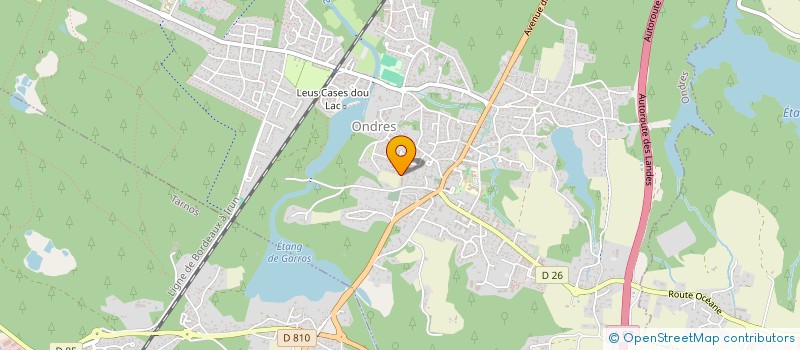 localisation de l'entreprise MADAME LINA RIBEIRO DA SILVA  ONDRES