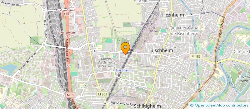 localisation de l'entreprise MADAME LINA RIVIERE  BISCHHEIM