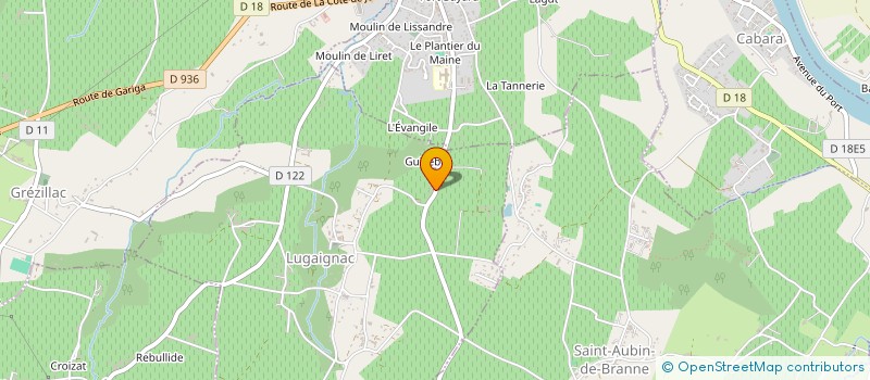 localisation de l'entreprise MADAME LINA ROBERT-ARNOUIL  LUGAIGNAC