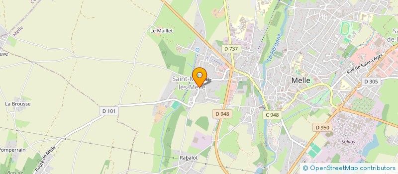 localisation de l'entreprise MADAME LINA ROBERTZ  SAINT-ROMANS-LES-MELLE